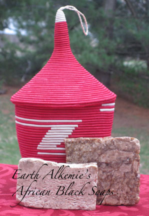 Earth Alkemie's African Black Soaps